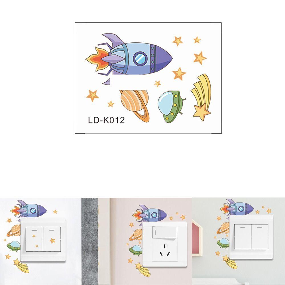 

Cartoon Switch Sticker Decorative Switch Cover Wall Decal Lamp Wall Socket Protection