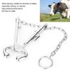 Cow Nose Pliers Cow Nose Pliers Stainless Steel Cattle Nose Ring Pliers with Chain Cattles Traction Clamp