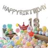 Happy Birthday Party Supplies: 18 & 10 Year Olds Scene Decor with Balloons
