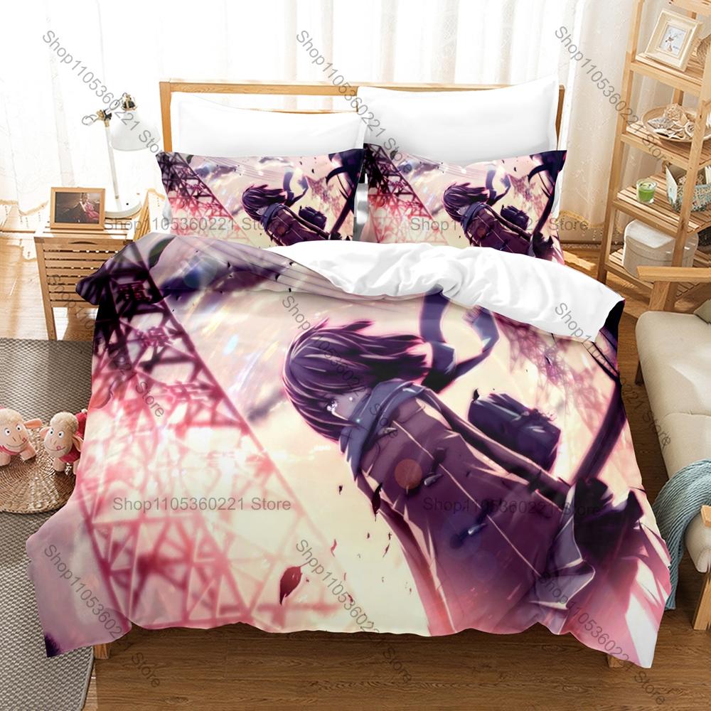 Cool Popular Shounen Fantasy Anime Trinity Seven Lilith Asami Luxuria Mage Bedding Set 1 Duvet Cover + 2 Pillowcases HD Print An