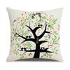 Ins Nordic Style Cartoon Tree Car Sofa Pillow Custom Nap Pillow Lumbar Cushion Cover Home