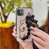 Skin-friendly Feel Cartoon Phone Case For Cubot C30 Dirt-resistant Cute Black Pearl Pendant Bear Bracelet Back Cover