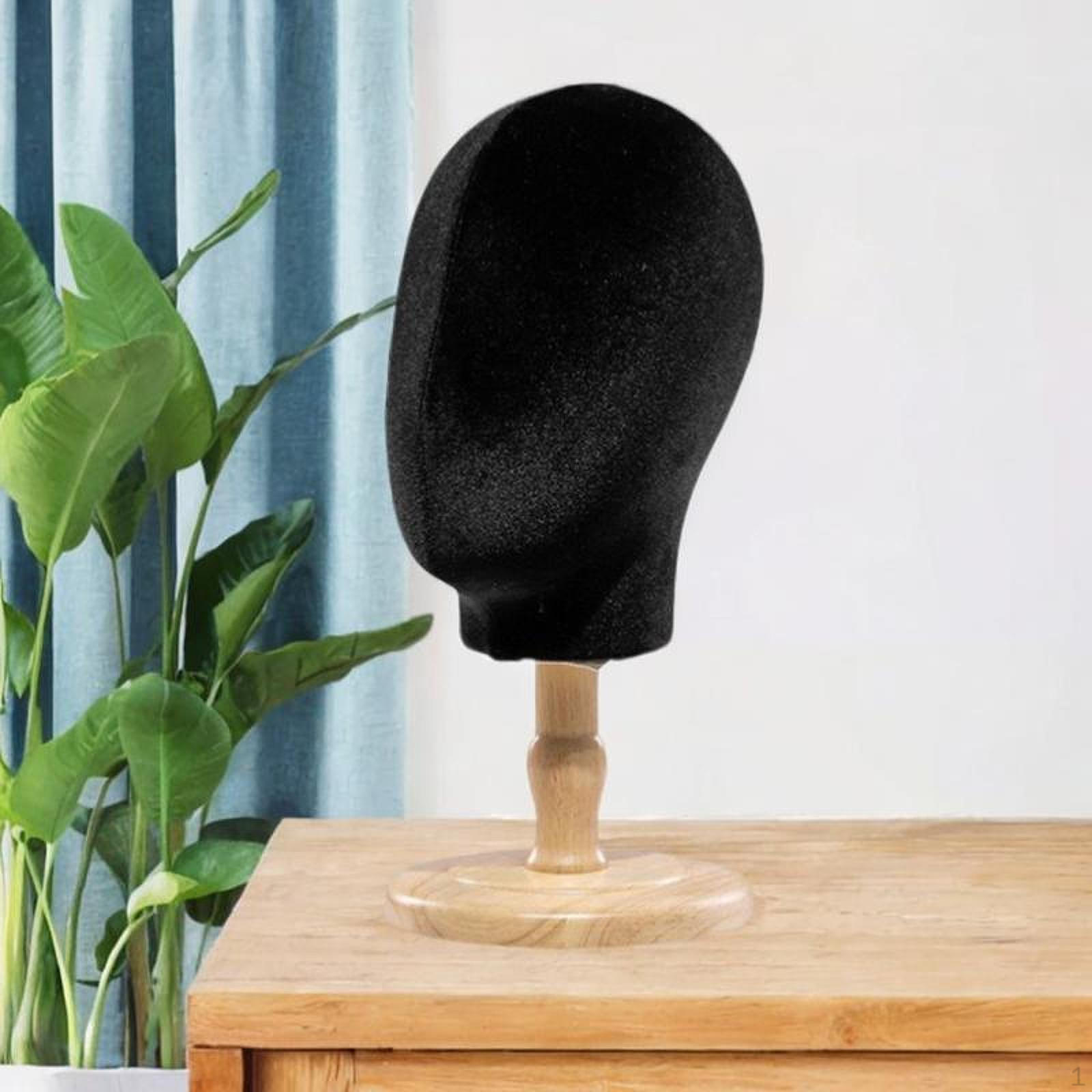 

Модель головы для демонстрации париков, подставка для шляп, домашний салонный декор, деревянная основа, манекен Wood Base