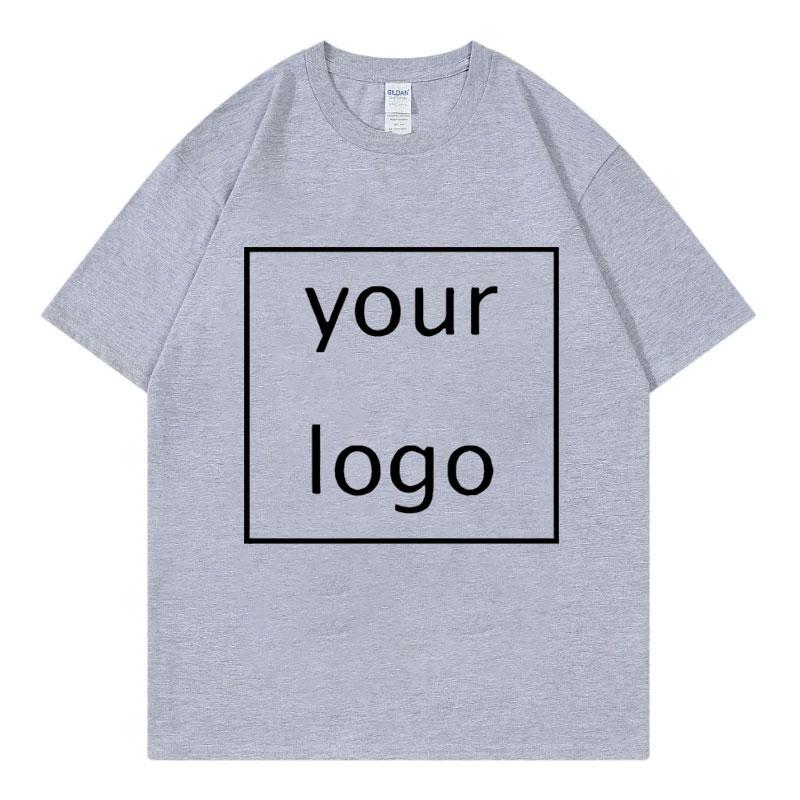 Ihr personalisiertes Customization Grafikdruck T-Shirt Herren Damen Hohe Qualität Baumwolle T-Shirt Mode Lässig Kurzarm T-Shirts