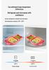 Baby Silicone Dinnerware Set: Silicone Bowl, Cartoon Plate, Bib, Divided Stainless Steel Spoon, Fork, Cup.