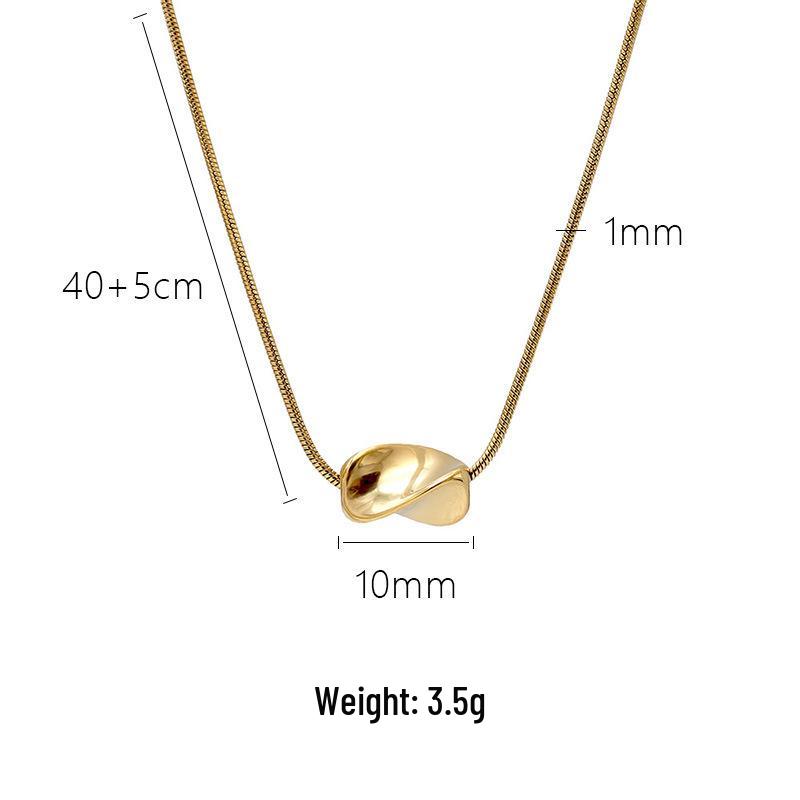 

Women s Geometric Minimalist Pendant Necklace - Luxury Clavicle Chain золотой