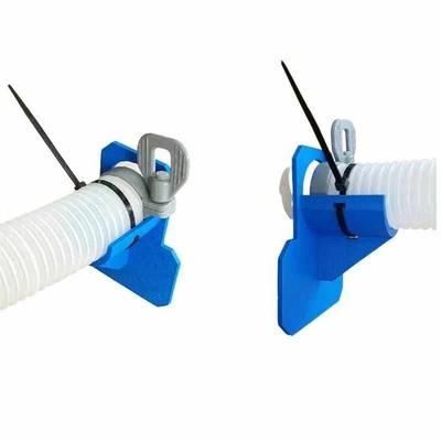 Swimming Pool Pipe Holder Mount Supports Pipes 30-38mm for Intex Bestway Ground Hose Outlet with Cable Tie Pool Accessories
