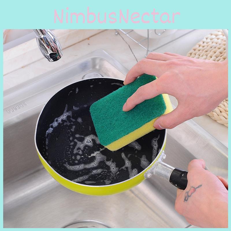 Durable Scrubber Sponge And Steel Wool Set For Effective Cleaning Tasks