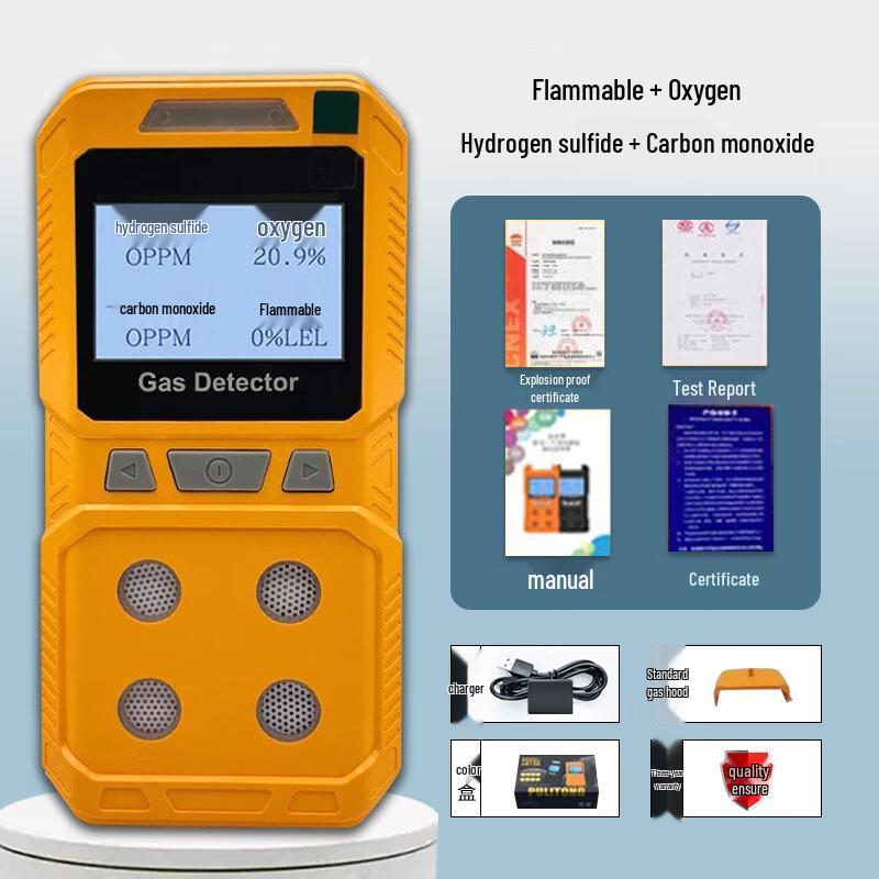 Lieve 4-in-1 Portable Gas Detector