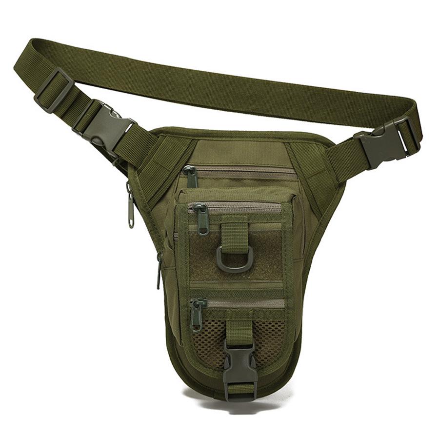 Camouflage outdoor sports waist bag training leg bag large capacity waterproof mountaineering waterproof multifunctional bag