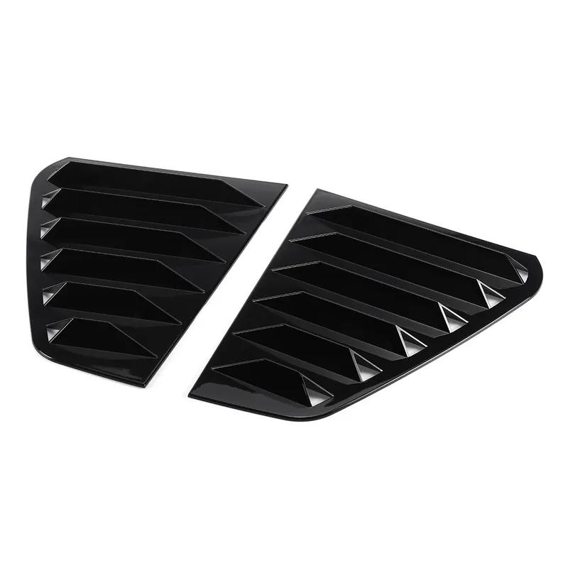 2PCS Car Rear Window Shutter Cover Trim for VW GOLF MK 6 MK 7 GOLF 7.5 GOLF MK7/7.5 GTI GTD R Window Louver Side Vent Trim