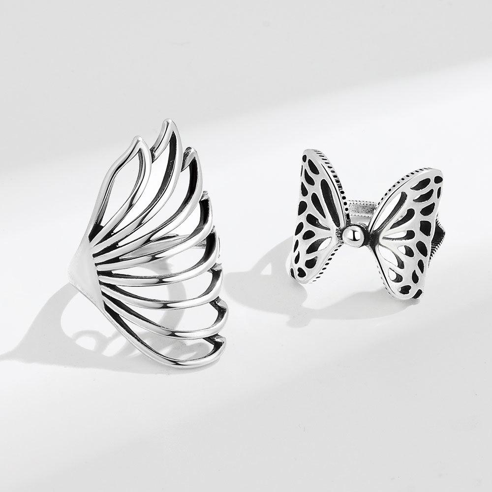 Lindon clássico anel de liga de cobre feminino joias promessa de casamento presente de festa