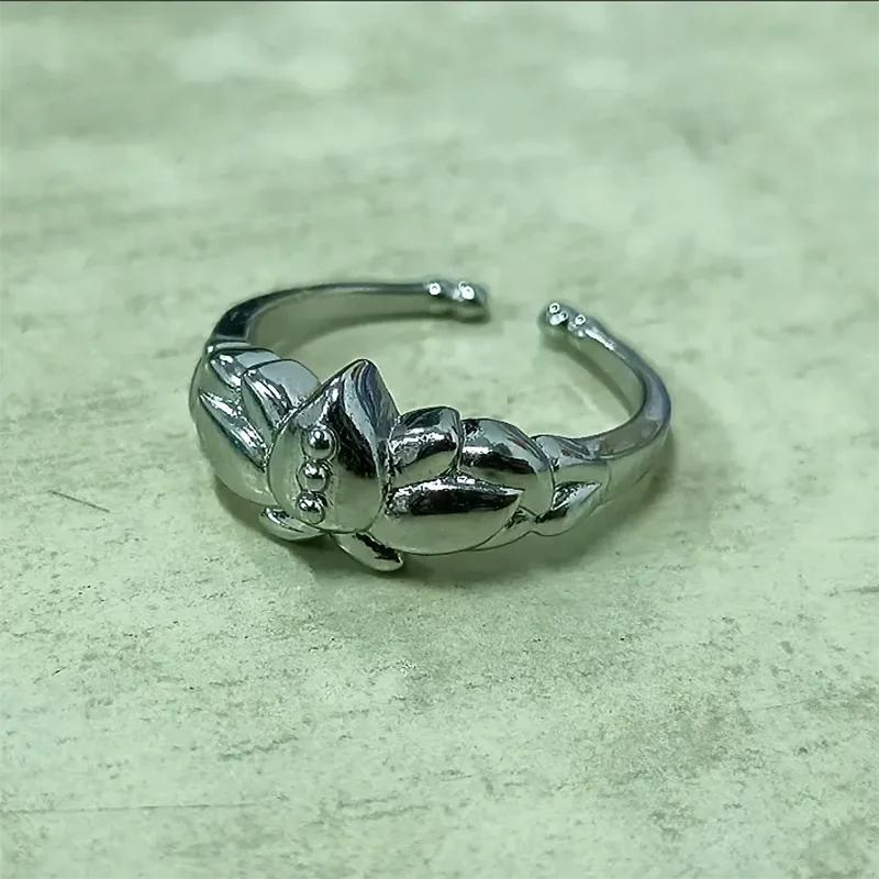 Anime Frieren Cosplay Rings Unisex Adjustable Opening Flower Ring Jewelry Gifts
