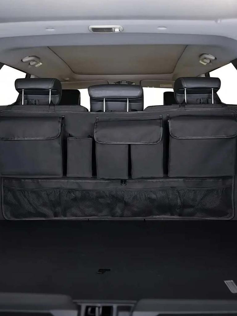 Car Trunk Storage Bag, Seat Back Organizer, SUV Rear-Seat Multi-Functional Storage Net, Car Interior Accessory