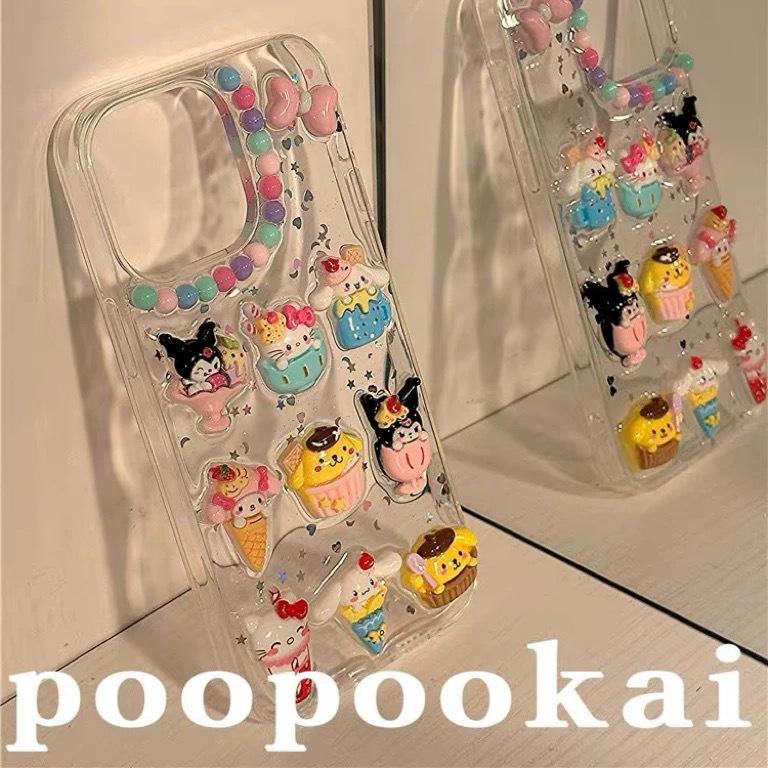 Sanrio Cartoon Ice Cream iPhone 15 Pro Max/14 Pro/13 Pro Max Case