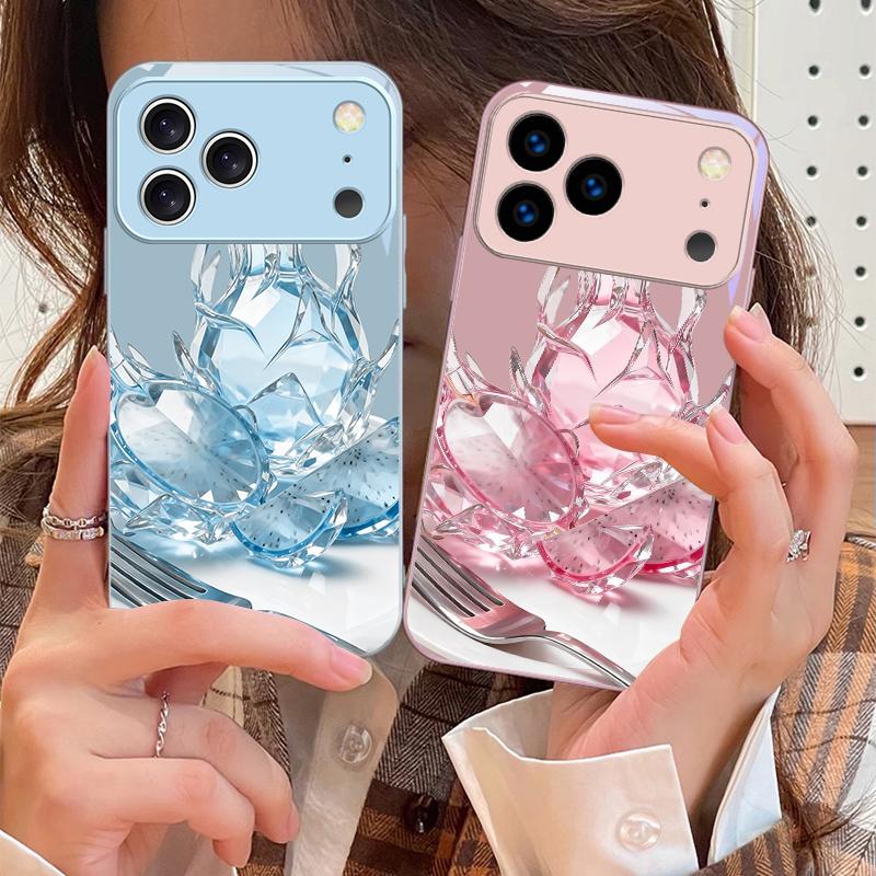 Familiar Dragon Fruit For iPhone 17 Air 16 E 15 14 13 Plus 12 Mini 11 17 Pro Max XR Xs Max 16E 7 8 Tempered Glass Phone Case