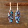 Bohemian Natural Stone Geometric Pendant Earrings Earrings European and American Popular Accessories