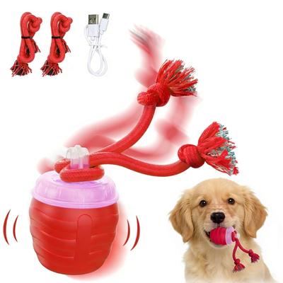 2025 Aufgerüsteter Interaktiv wiederaufladbarer Hundespielzeugball Bewegungssensoren Audios Geräusche für Indoor Outdoor Haustierunterhaltung