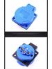 IP54 Waterproof 220V 10A 5-Hole Dustproof Socket with Flip Cover