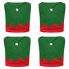 Green Santa Hat Christmas Chair Back Cover Christmas Decoration for Home 2023 New Year Decor Table Ornaments 70cmx50cm