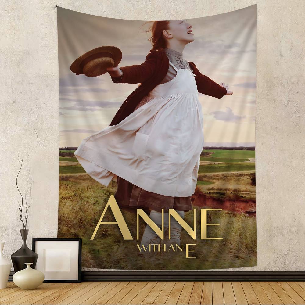 Anne With An E Anime Tapestry Art Printing Japanese Wall Tapestry Anime Wall Hanging Home Decor