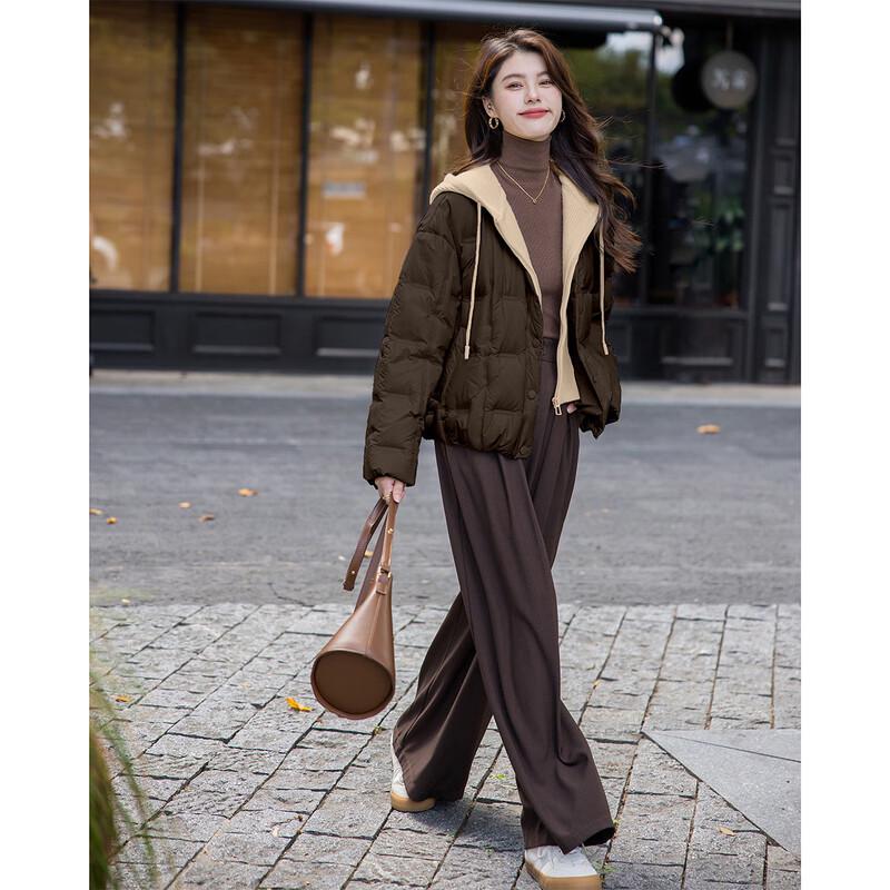 Mokana Women's Faux Two-Piece Lightweight Down Jacket