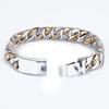 Luxury Cool Never Fade Gold Color Bracelet Men 12MM Curb Chain Mannen Armband Men's Bracelets Bangles for Man Wristband Gift