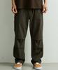 ONNHANS [Elastic Waist] Summer Belted Core Pants_Dark Moss