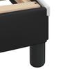 Bed Frame without Mattress  Zadar  Black and White 120 x 200 cm Faux Leather