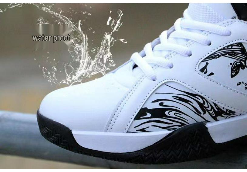 Sneakers Alte alla Moda Coreane da Uomo: Scarpe da Basket in Rete alla Moda, Traspiranti e Comode per Studenti.