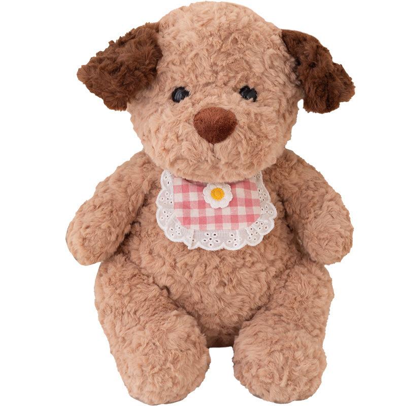 Милый слюнявчик животное щенок собака кукла плюшевая игрушка черно-белая кукла панда детская тряпичная кукла подарок на день рождения 34cm（0.4kg）