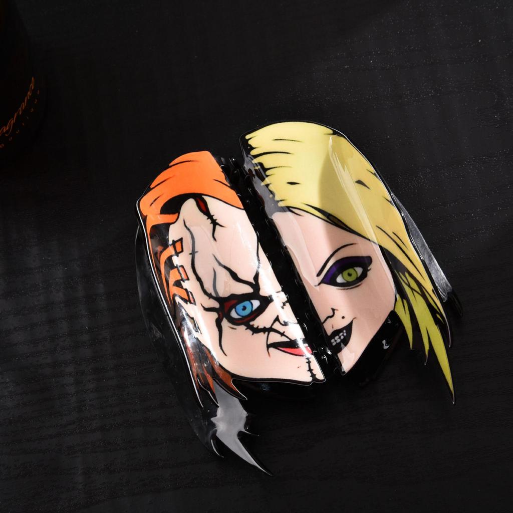 Meiya 2025 Clown Face Hair Claw Clip - Updo Shark Clip Headwear