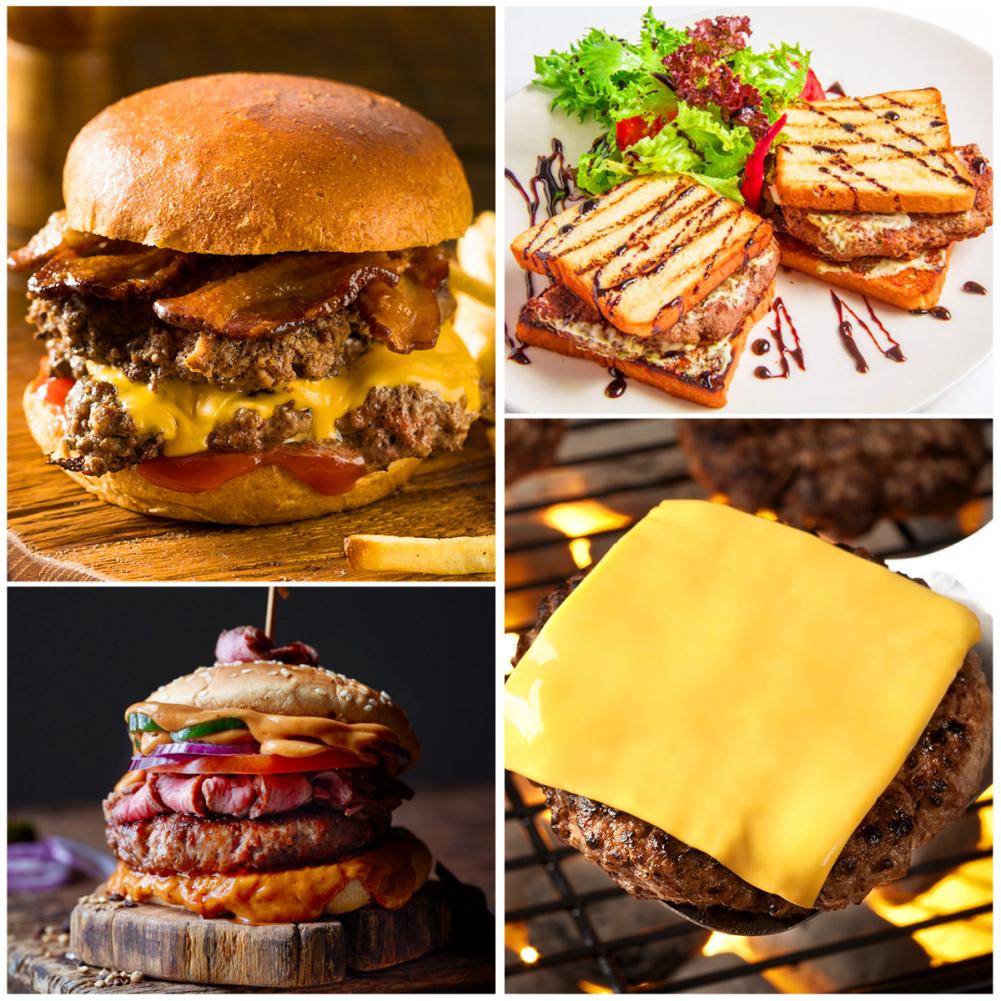 Hamburgaremaskin Hamburgarepress Rund Form Non-Stick Kock Kotletter Hamburgarnötkött Nötkött Grill Burgerpress Patty Maker Form