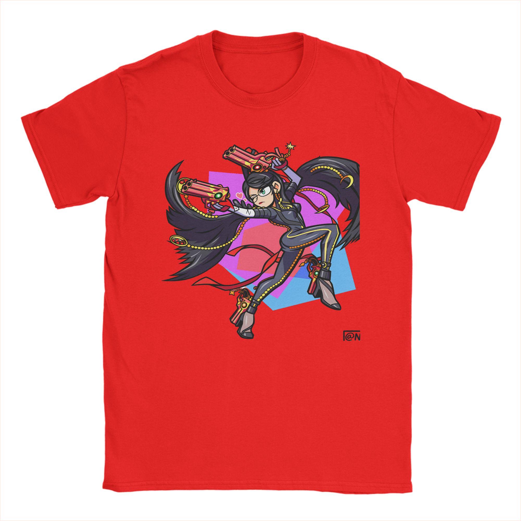 

Bayonetta Madama Butterfly TShirt Hip Hop T Shirts Short Sleeves Y2K Basic Tshirt Beach 100 Cotton O Neck 4XL 5XL 6XL Tees S