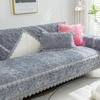 Winter Rose Sofa Towel  Thick Warm  Mat New Modern Minimalist Anti Slip Plush Seat Cushion Set Backrest Cover Cloth