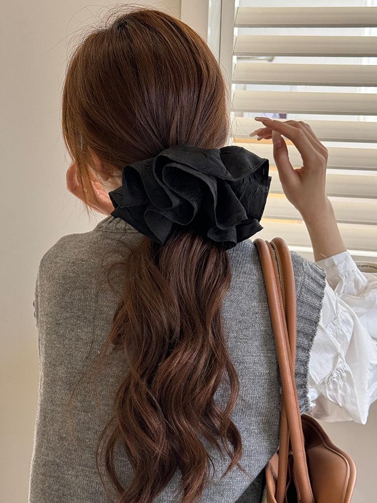 Very Large Hair Accessories for Girl Women Tie Band Scrunchie Korean Elastic Fascinators Elegant Vintage Popular  Adults New