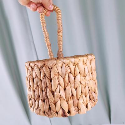 Organizzatore di Posate in Vimini Utensile da Cucina con Manico per Piano di Lavoro, Diviso