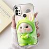 For Motorola Moto G10 G20 G30 G40 Fusion G50 G60 Phone Case Back Cover Soft Matte Silicone Slim Funda Lovely Panda Rabbit Flower