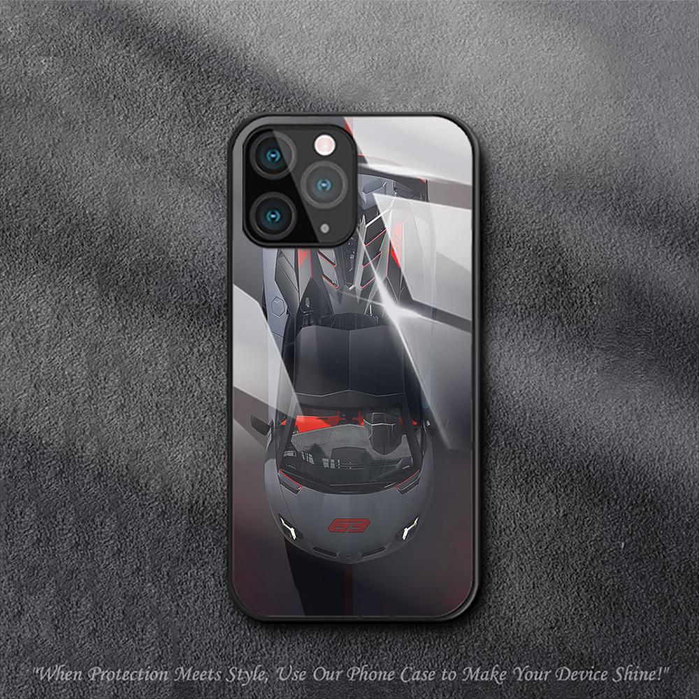 Lamborghinis Luxury Car Case For iPhone Samsung Galaxy Redmi Note S 17 16 15 14 13 20 24 25 54 Pro Max Ultra Fe Air Tempered Glass Cover