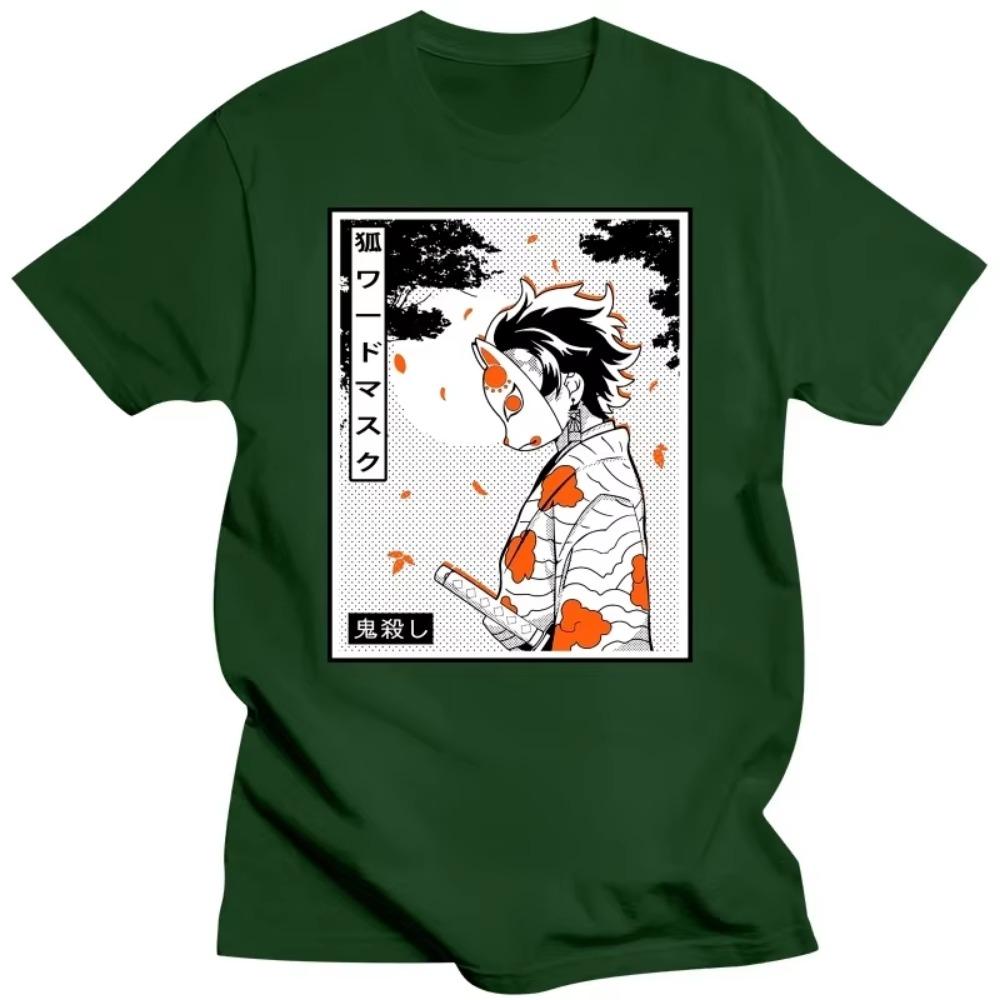 Demon Slayer Kimetsu No Yaiba T Shirt Men Cotton Tee Tops Anime Manga Tshirts Short Sleeve Fashion Streetwear T-shirt Oversize