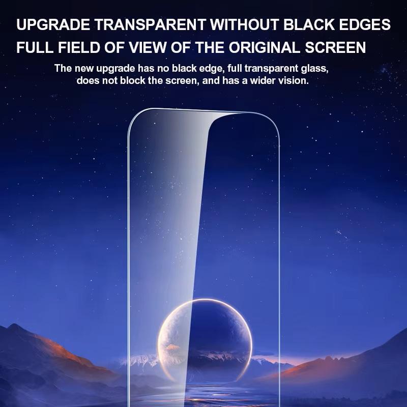 Tempered Glass Screen Protector 1-3Pcs For iPhone X XS XR 11 12 13 14 15 16 17 Pro Max 6 6S 7 8 Plus Protective Glass 2