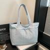 New Bag Large-Capacity Tote Bag Women'S Commuting Shoulder Bag Solid Color Fashionable And Simple Women'S Bag