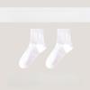 Spring and Summer Women's Socks: Pure Cotton Mid-calf Socks, Soft, Comfortable, Breathable and Not Prone To Pilling. Solid Color Mid-calf Socks