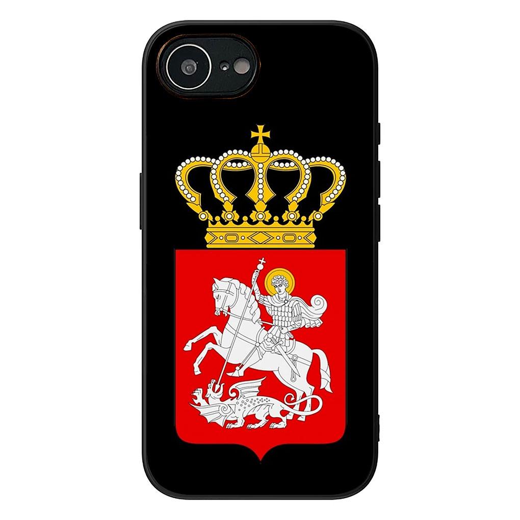 Georgia flag Casing Phone Cover for Apple iPhone 13 12 Mini XS 11 Pro Max 7 8 Plus + XR SE 2022 2020 SE3 Soft Case