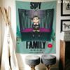 Spy X Family Movie Tapestry Fashion Print Background Cloth Work Of Art Home Decor Christmas Gift
