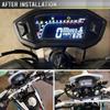 XXFF Motorcycle Speedometer LCDDisplay Universal Thermometer Digital Display Durable