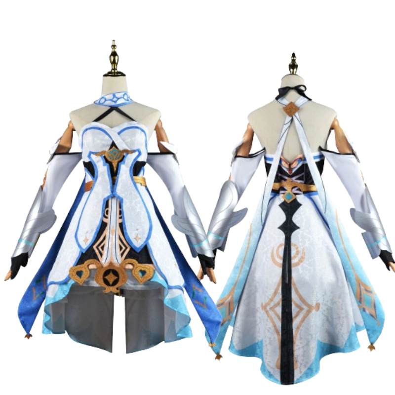 Genshin Lumine Impact Cosplay Costume Set Cartoon Game Virtual Cute Characters