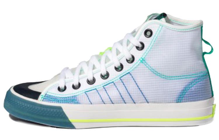 Adidas Nizza High Rf  White Lush Blue  FY3093 36
