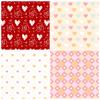 12 Sheets Per Pack Of Valentine'S Day Small Floral Love Decoration Backing Guka Handbook Material Paper