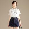 RAIN.CUN Women's Casual Printed Cotton T-Shirt